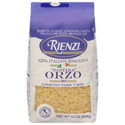Rienzi Orzo Pasta - 1 LB 20 Pack