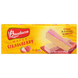 Bauducco Wafer Strawberry - 5 OZ 18 Pack