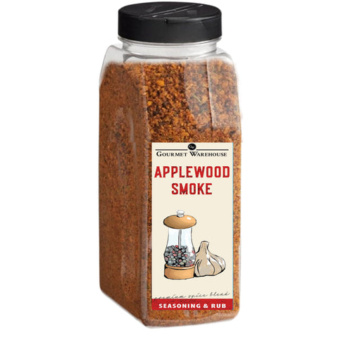 Gourmet Warehouse Applewood Smoke, Seasoning & Spice Rub, Large Format, Food Service, Restaurant - 23 OZ 1 Pack