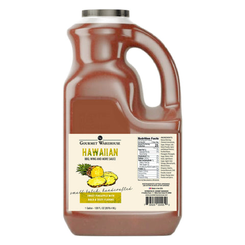 Gourmet Warehouse Hawaiian BBQ, Wing & More Sauce, Restaurant, Food Service - 1 GAL 1 Pack