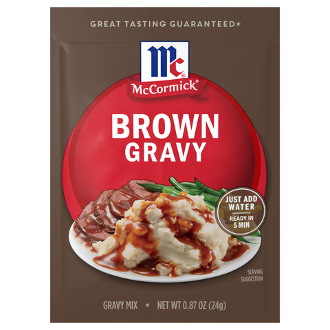 McCormick Mix Gravy Brown - 0.87 OZ 24 Pack