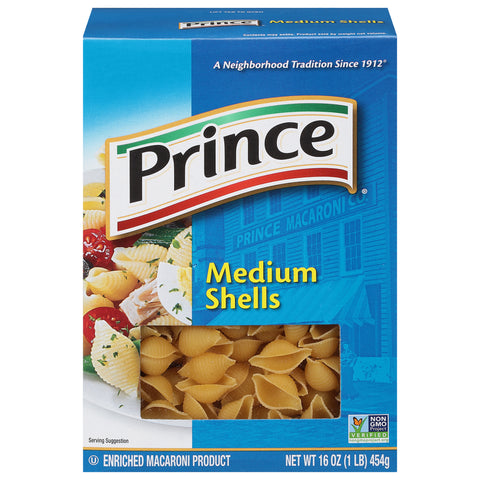 Prince Medium Shells 16 OZ