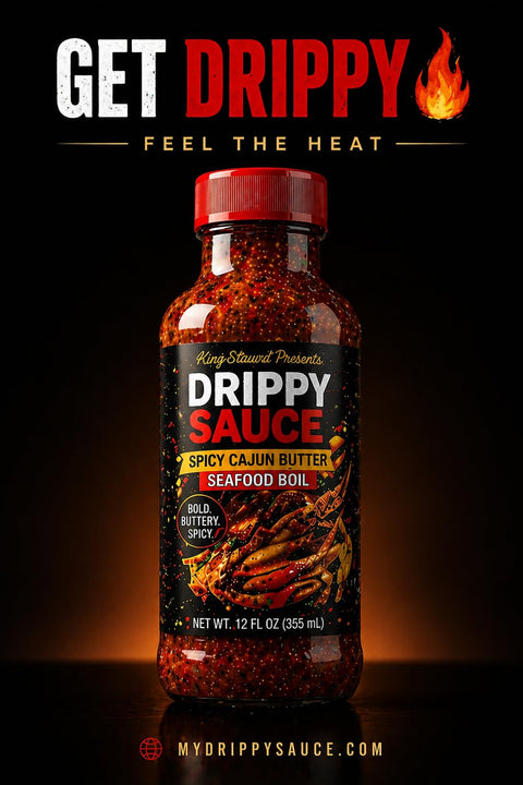Drippy Sauce® Spicy Cajun Butter Seafood Boil Sauce