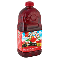 Apple And Eve Juice 100% Naturally Cranberry No Sugar Added - 64 OZ 8 Pack