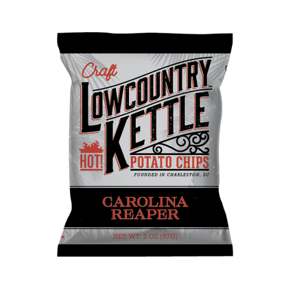 Lowcountry Kettle Potato Chips Carolina Reaper Kettle Chips - 2 OZ 24 Pack