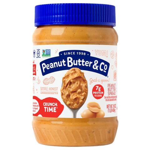 Peanut Butter & Co Gluten Free Crunch Time Crunchy Peanut Butter 16 OZ
