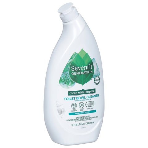 Seventh Generation Fresh Mint Scent Toilet Bowl Cleaner 24 FZ