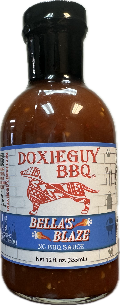 Doxieguy Bbq Bella's Blaze BBQ Sauce - 12 OZ 12 Pack