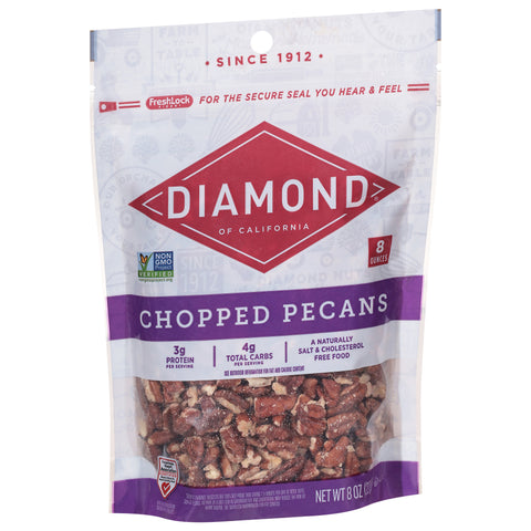 Diamond Chopped Pecans 8 OZ