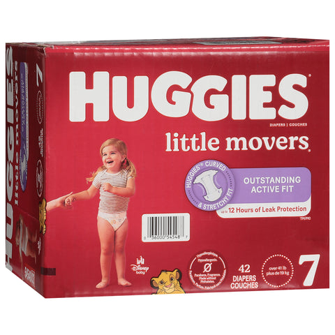 Huggies Little Movers Diapers Size 7 42 ea