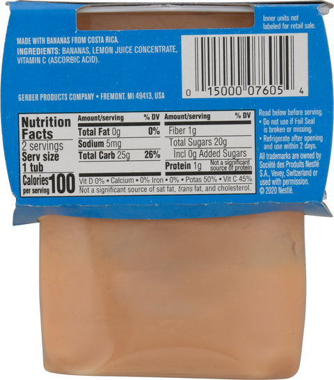 Gerber 2nd Foods Bananas 8 OZ