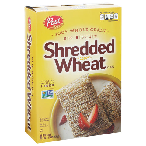 Post Original Shredded Wheat Big Biscuit 15 OZ