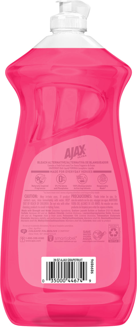 Ajax Bleach Alternative Grapefruit Dish Soap 28 FZ