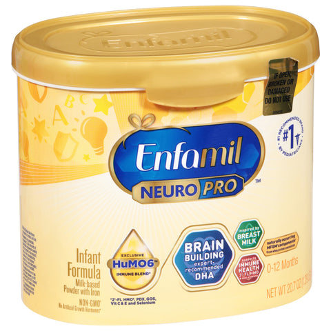 Enfamil NeuroPro 0-12 Months Milk-Based Powder with Iron Infant Formula 20.7 oz
