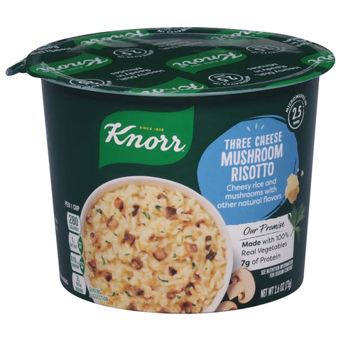 Knorr Three Cheese Mushroom Risotto 2.6 oz - 8 Pack
