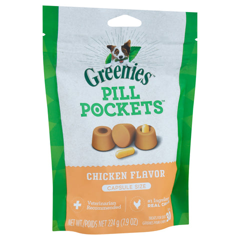Greenies Chicken Flavor Pill Pockets 7.9 OZ