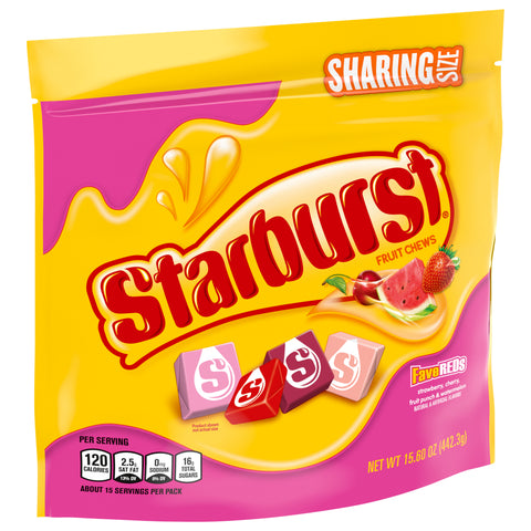 Starburst FaveReds Fruit Chews 15.6 OZ
