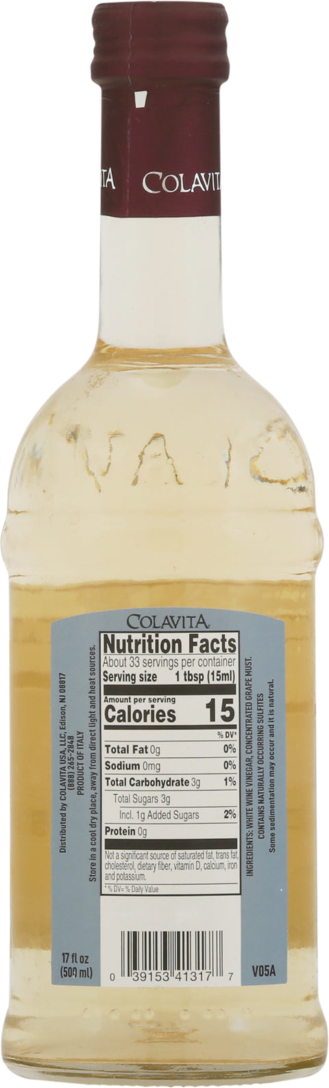 Colavita White Balsamic Vinegar 17 FZ
