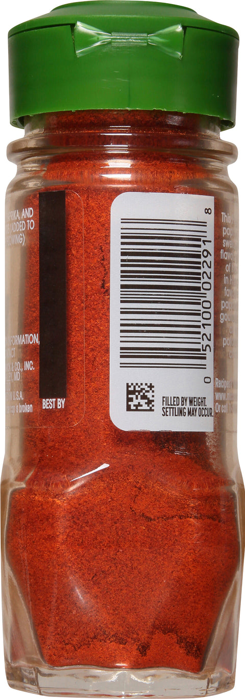 McCormick Gourmet Hot Hungarian Paprika 1.62 OZ