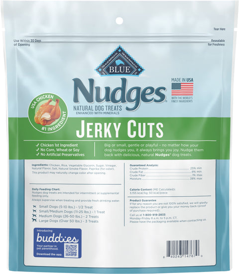 Blue Buffalo Nudges Chicken Jerky Cuts 10 OZ