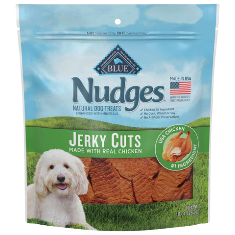 Blue Buffalo Nudges Chicken Jerky Cuts 10 OZ