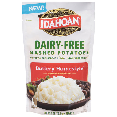 Idahoan Dairy-Free Buttery Homestyle Mashed Potatoes 4 oz - 12 Pack