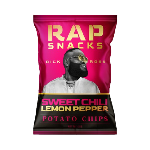 Rap Snacks Sweet Chili Lemon Pepper (Rick Ross) Potato Chips - 2.5 OZ 60 Pack