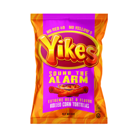 Yikes Sound the Alarm Rolled Corn Tortillas - 4 OZ 60 Pack