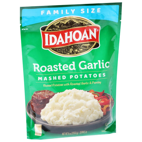Idahoan Roasted Garlic Mashed Potatoes 8 OZ