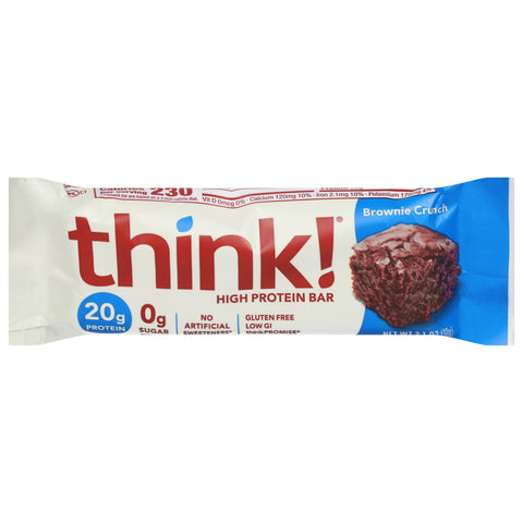 Thinkthin High Protein Brownie Crunch Bar 2.1 OZ