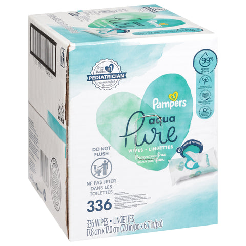 Pampers 2 Packs Aqua Pure Wipes 2 ea