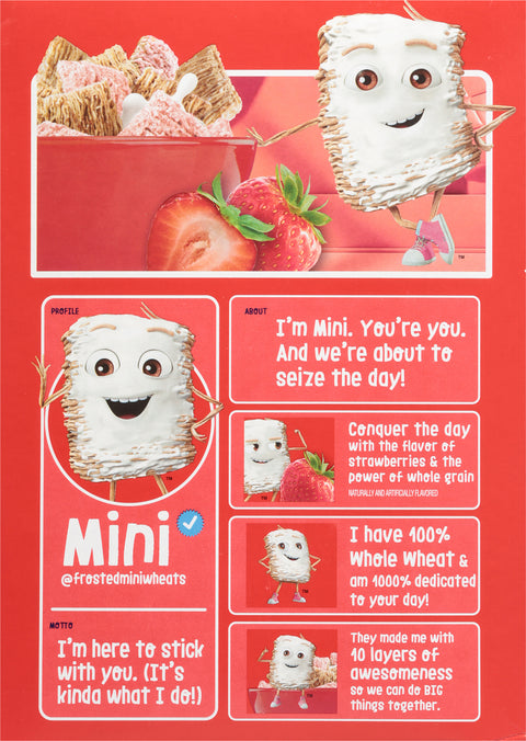 Frosted Mini-Wheats Strawberry Cereal 13.3 oz