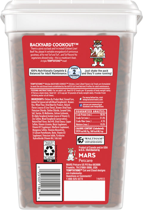 Temptations Chicken, Liver & Beef Cat Treats 30 OZ