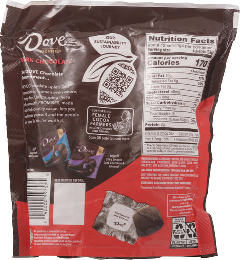 Dove Dark Chocolate 14.08 oz