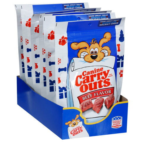 Canine Carry Outs Dog Treats Beef 4.5 OZ