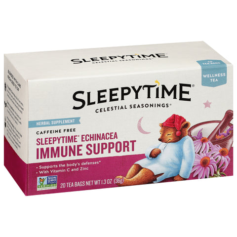Celestial Seasonings Sleepytime Echinasia Complete Care Herbal Tea 20 CT