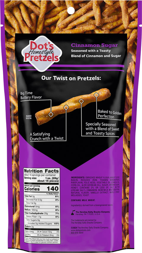 Dot's Cinnamon Sugar Pretzel Twists 16 OZ