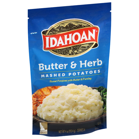 Idahoan Butter & Herb Mashed Potatoes 4 OZ