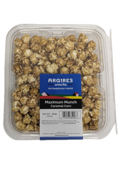 Argires Snacks Maximum Munch Caramel Corn - 13 oz 8 Pack