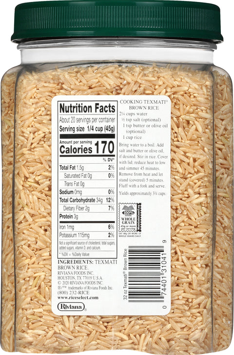 Rice Select Texmati Brown Rice 32 OZ