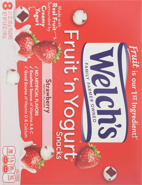 Welch's Strawberry Fruit 'N Yogurt Snacks 5.6 OZ