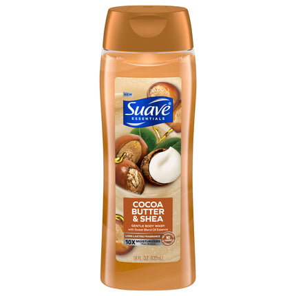 Suave Body Wash Cocoa Butter & Shea - 18 FZ 6 Pack