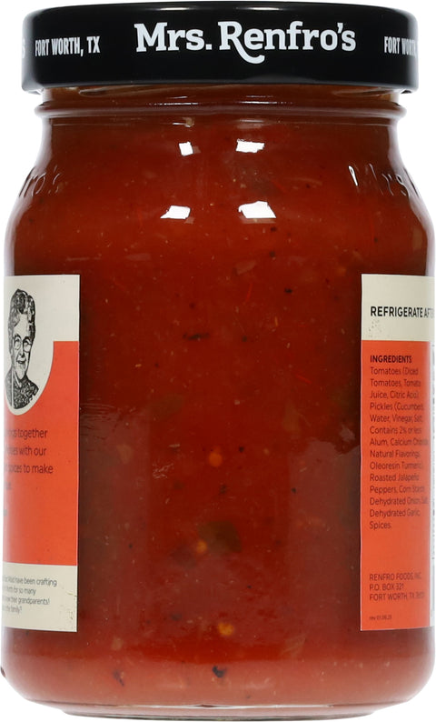 Mrs. Renfro's Med Hot Spicy Pickle Salsa 16 oz