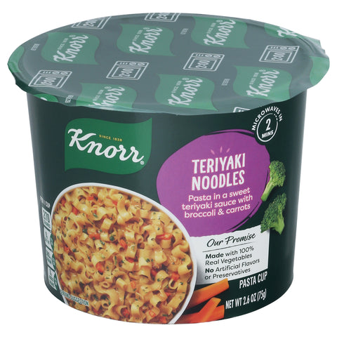 Knorr Teriyaki Noodles Pasta Cup 2.6 oz - 8 Pack