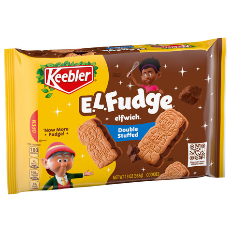 Keebler E.L. Fudge Elfwich Double Fudge Cookies  13oz / 368g