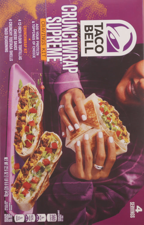 Taco Bell Crunchwrap Supreme Craving Kit 22.6 oz