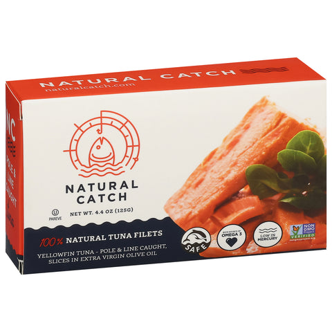 Natural Catch 100% Natural Yellowfin Tuna Filets 4.4 oz