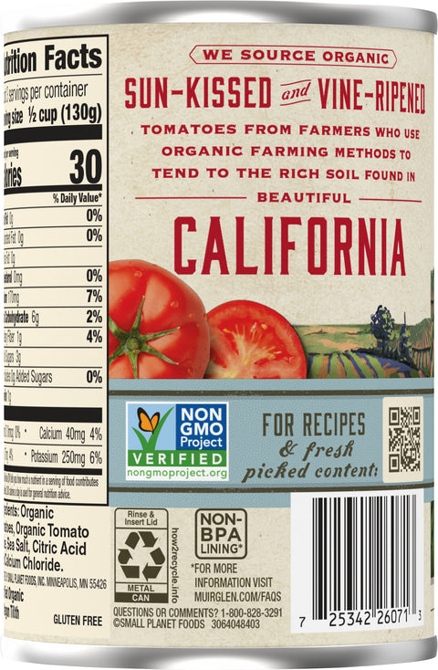 Muir Glen Organic Diced Tomatoes 14.5 OZ