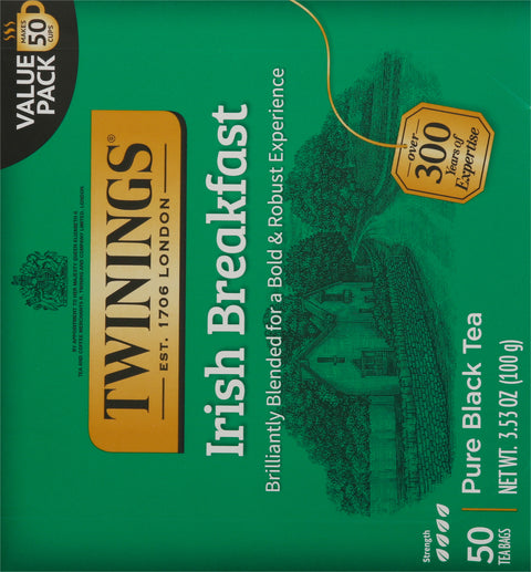 Twinings Irish Breakfast Black Tea 50 CT