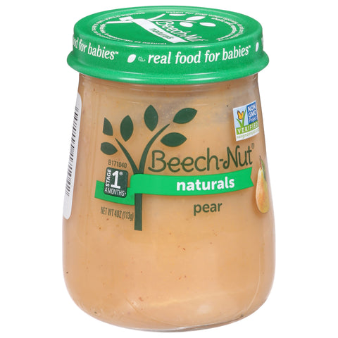 Beechnut Stage 1 Just Bartlett Pears 4 OZ